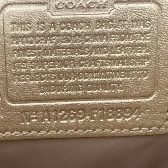 Coach "Signature" Purse - Picture 5 of 10